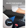LANGBEAN Armrest Cover with Organizer Pocket for Ford Ranger T9
