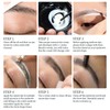 Eyebrow Tint Kit Black Hen-na, Semi-Permanent Professional Brow Tint Kit