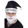 Smiffys Bah Humbug Kit, Black, with Hat, Beard & Glasses