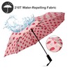 Nollia Windproof Automatic Travel Umbrella, Compact Portable with Reinforced Ribs