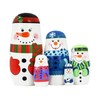 5 Piece Nesting Dolls Wooden Russian Matryoshka Doll Cute Handmade