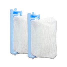 HAOTUNR LINT-55 Lint Filter, JW-W55G for Washing Machine, Haier JW-W55E Double Layer Washing Machine Lint Filter, Aqua, Compatible with JW-W80F, AQW-N50, 2-Pack