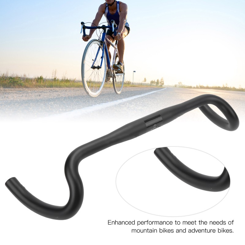 Bicycle Handlebar Full Carbon Fiber 30 Degree Curved Handlebar for