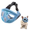 Short Snout Dog Muzzle Bulldog Muzzle Adjustable Breathable Mesh for