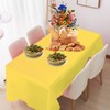 POPOYU 2Pcs 137 * 274cm Yellow Table Cloth Table Covers,Easter