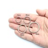 TUNUKE Ti Titanium Ring, Keychain, Key Ring, Key Hook, Carabiner,