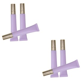 Baluue 6pcs Empty Cream Tube Massage Refillable Eye Cream Dispenser Lightweight Travel Bottles for Moisturizing Essential Oils Go Use