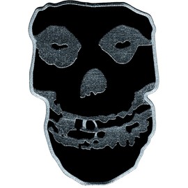 The Misfits Music Band Patch - 10" XL Blk Vinyl Skull