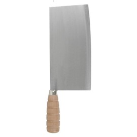 TrueCraftware- 8-1/4" Cast Iron Ping Knife/Cleaver with Wooden Handle- Meat Bone Chopper for Butcher Slicing Vegetables Butcher Chopper Kitchen Knife for Home Kitchen and Restaurant