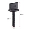 sourcing map M4 x 20 mm Thumb Screw Bolts Nylon
