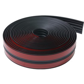 JSIWOTH 10 Ft Multifunctional Molding Trim, Peel and Stick Trim Flexible, Inside &Outside Corner Trim, Caulk Strip for Wall Floor Window Door Ceiling Waterproof Self-Adhesive Black