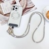 Miewenmogu Crystal Phone Lanyard for Women Sparkling Crossbody Phone Strap