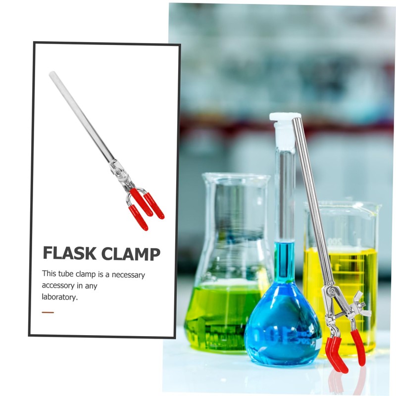 Alipis Test Tube Clamp Prong Flask Clip Laboratory Holder for