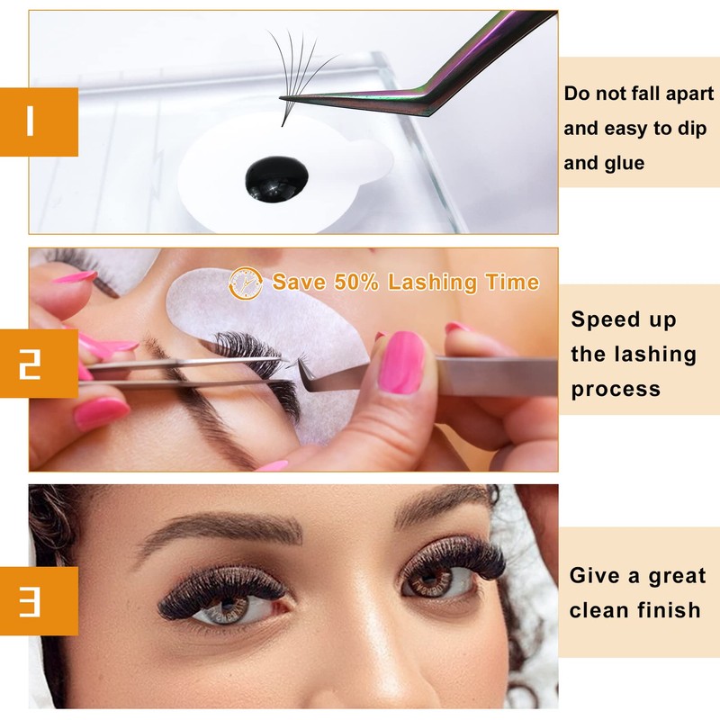 Pre-fanned Fan Eyelash Extension Volume Eyelashes 3D 5D C D