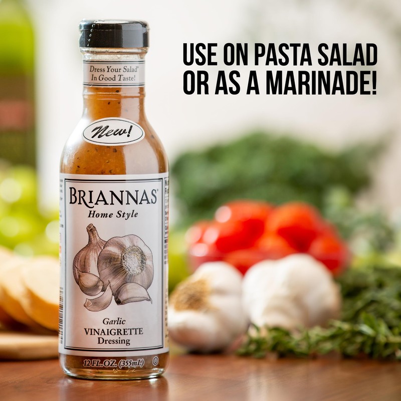 BRIANNAS - Home Style Garlic Vinaigrette Dressing – Fine Salad