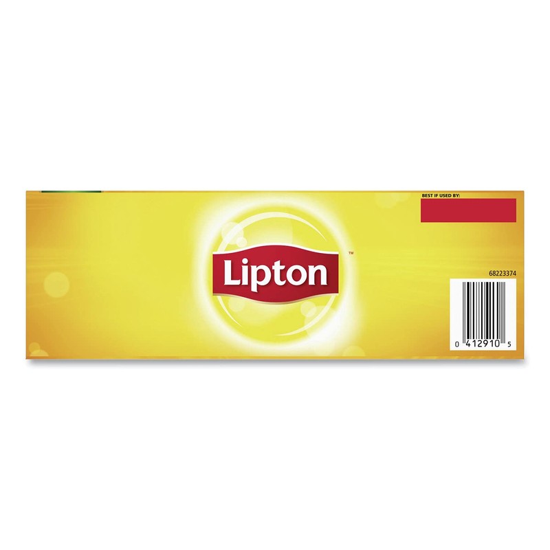 Lipton Tea Bags Black Flavor 100 Bags Per Box