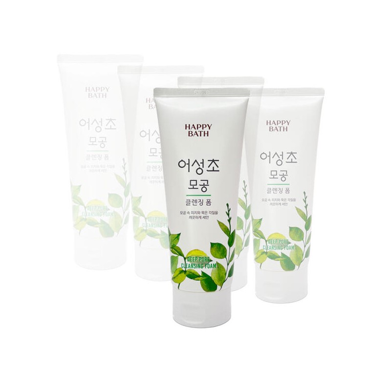 Happy Bath 해피바스 어성초 모공 클렌징 폼 200g Happy Bath