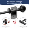 ENJOYBASICS No Drill Curtain Rods for Window 48 to 84