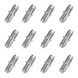 Quacc 12 PCS Replacement Shelf Support Pins, 5mm Metal Shelf Peg Sturdy Bookcase Shelving Support Studs Shelve Holders for Kitchen Units, Cupboards, Wardrobes, Cabinets