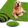 SHNOSU Artificial Grass Turf 4FTX5FT Outdoor Rug 0.8 Inch Fake