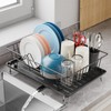 GSlife Dish Drying Rack with Drainboard - Rust-Resistant Dish Racks