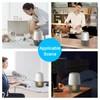 Air Purifiers for Home with Night Light, HEPA Filter Captures