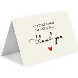 WowBefun 25 Pack 350GSM | Thank You Cards | with A Style 25pc