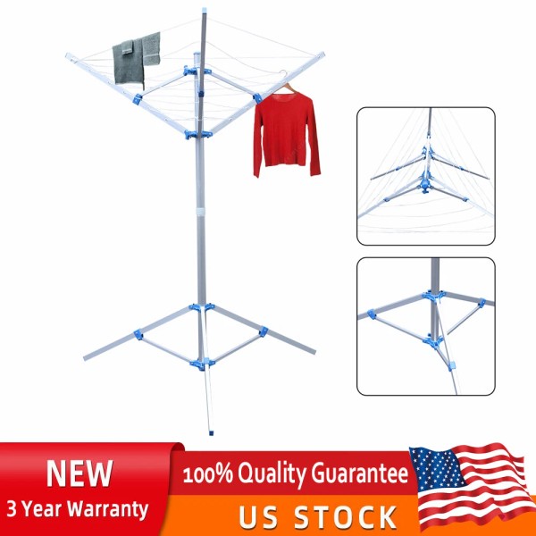 Unbranded Rotary Clothesline Dryer Laundry Rack Folding Clothes Drying Umbrella