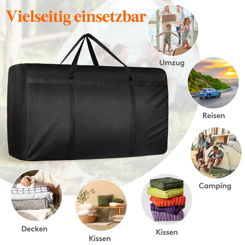 Lifewit 180L 600D Oxford Fabric Moving Bag, Large Storage Bag
