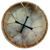 Shaman drum round with goat skin, Frame Drum, handmade …