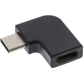 InLine 35803 USB 3.1 Adapter, USB Type-C Male to C Female, Angled (Gen.2)