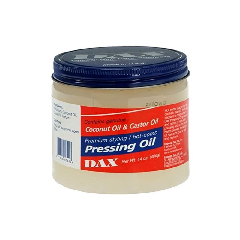 DAX Pressing Oil for Hair, Unscented, 14 Ounce