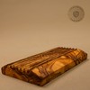 DAS OLIVENHOLZBRETT® Olive Wood Soap Dish / Fluted Olive Wood