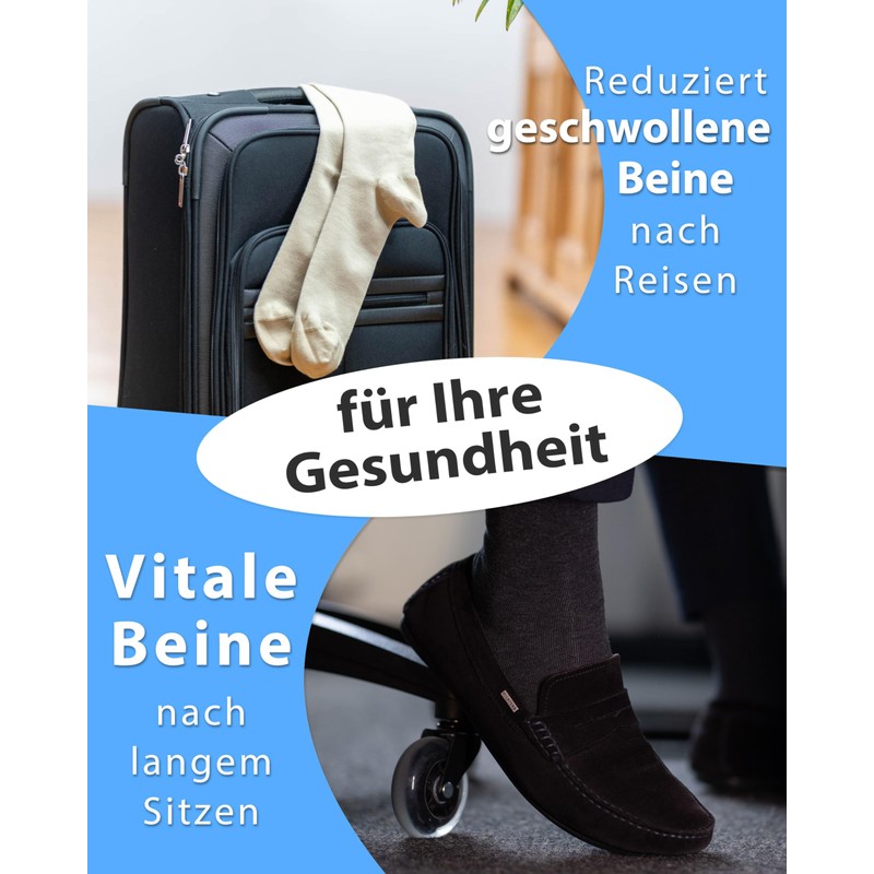 Vitasox Unisex Support Knee Socks Plain - 47/50