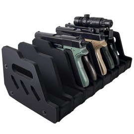 Wakano 8 Slots Foam Pistol Rack for Gun Safe, Scratchproof, Waterproof and Lubricant-Resistant Handgun Holder, Pistol Storage & Organization, Gun Rack for Truck