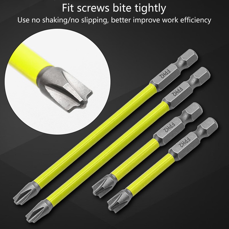5Pcs Slotted Screwdriver Bits For Electrician Socket Switch Electrician Special
