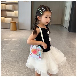 Kids Crossbody Bag Girls Crossbody Bag, Small TPU Unicorn Bag Unicorn Purses for Girls, Little Girls Purse Toddler Purse (Blue)