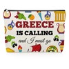 Greece Makeup Bag Travel Gifts for Her Best Friend Trip