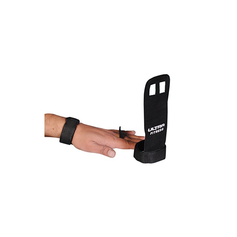 ULTRA FITNESS Leather Grips Gymnastic Palm Protectors Hand Guards Gym