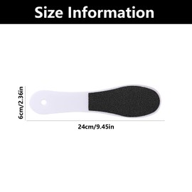 4 Pieces Foot Files for Hard Skin, Foot Rasp Hard Skin Remover, Emery Boards for Feet, Feet File for Hard Skin, Double-Sided Foot File, Foot Scrubber, for Wet and Dry and Cracked Feet