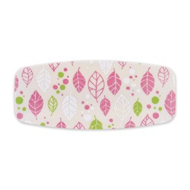 Tatsu Craft Nordic Style Yuzen Washi Towel Tray, Four Seasons, Spring Leaf, Pink, Dishwasher Safe, Hot Towel Tray, Stylish, Plastic, Western-style Japanese Style, Modern Scandinavian Design,