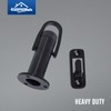 HOMOTEK Heavy Duty Latch Hook Stop Windproof,Door Holder Stopper with