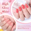 Born Pretty Jelly Gel Nail Polish Set Sheer Nude Pink