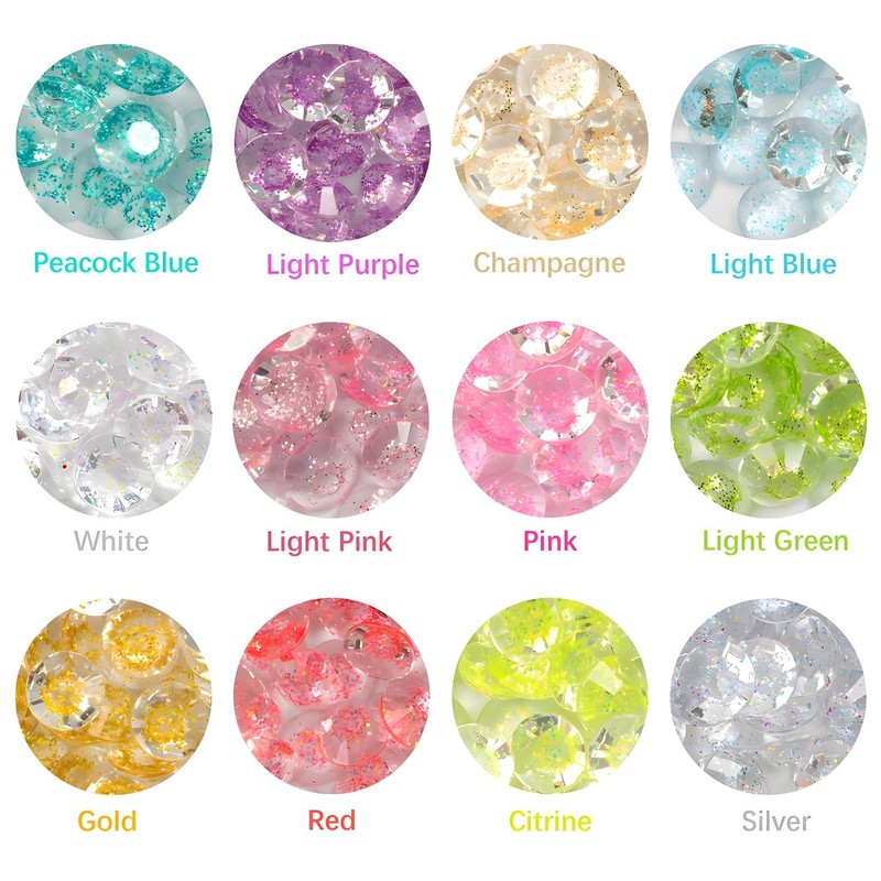 Flatback Rhinestones For Bedazzling Crafting Nails SS16 4mm 2000 Pieces