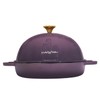 Flavehc Bread Oven Cast Iron Bread Dutch Oven with Cloche