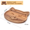 Funny Wooden Charcuterie Board Cute Cat Cheese Boards Cookie Plate