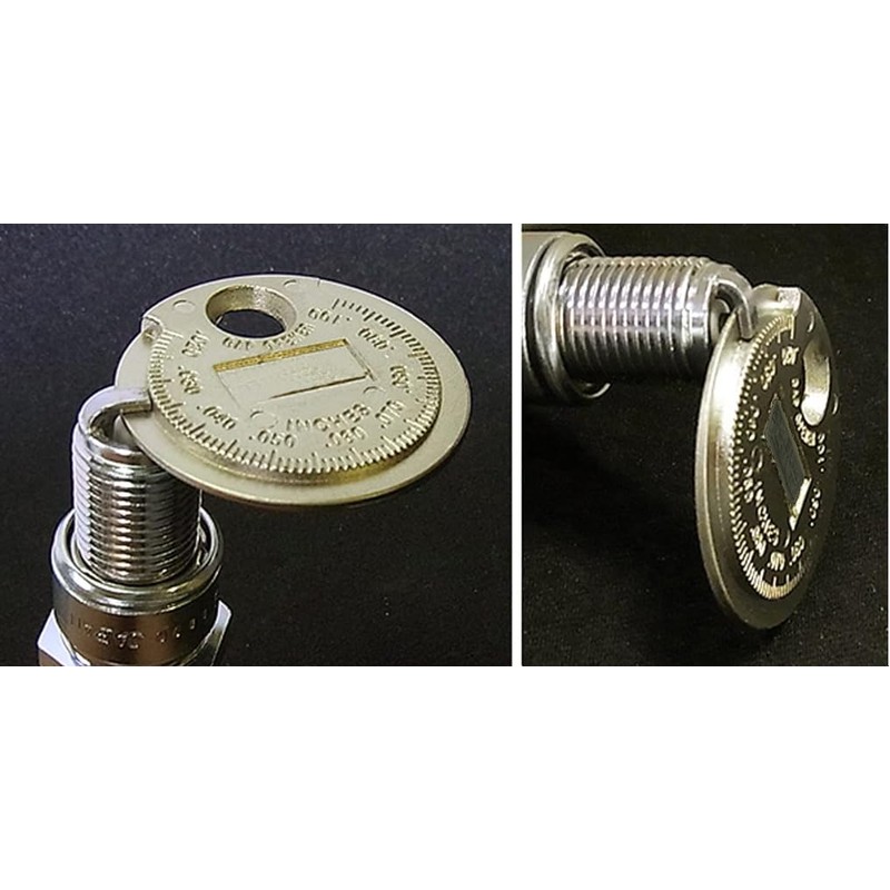 2 x Plug Gap Gauge, Spark Plug Gap Gauge, Size: