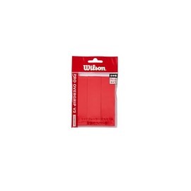 Wilson WR8449805001 Tennis Badminton Grip Tape Pro Overgrip V2.0 3 Pack Red