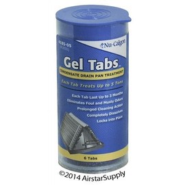 Nu-Calgon Gel-Tabs Pan Treatment 5 Ton Gel Tablets / 6 Tablets Per Jar