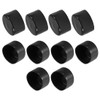 sourcing map 10pcs Rubber End Caps 52mm ID Vinyl Vinyl